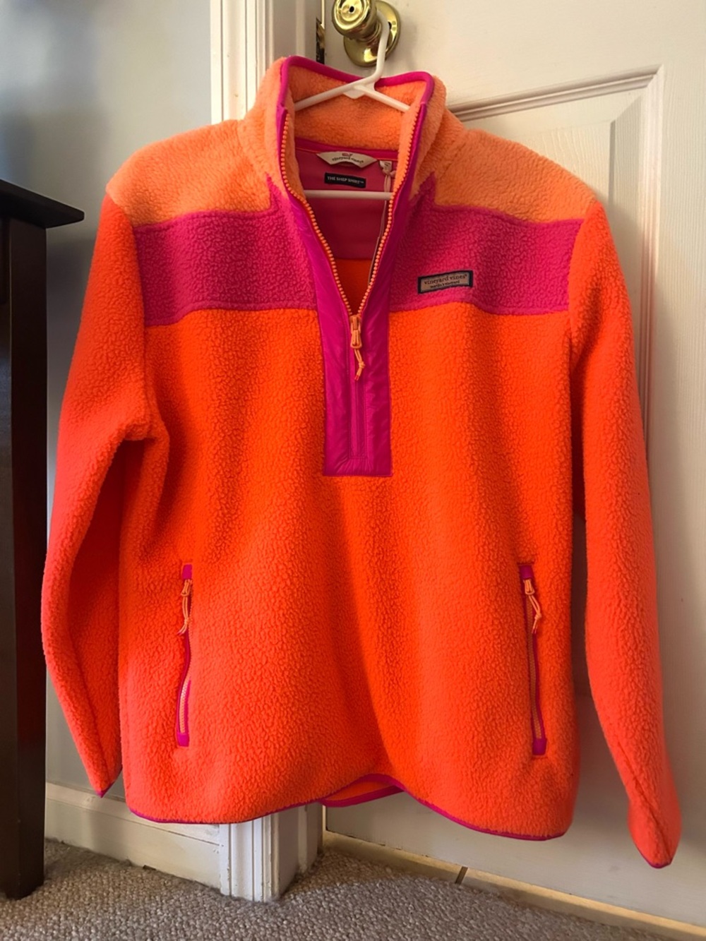 Vineyard Vines Pop Sherpa Women’s M NWT - Picture 2 of 6
